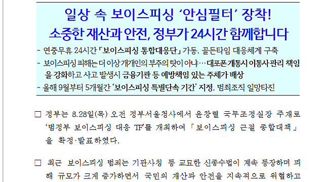 보이스피싱 종합대책 (feat 앞으로는 은행이 전액 배상?)