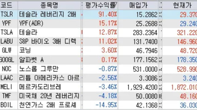 테슬라 주가, TSLR ETF 주가 급등. 수익률 90% 기록 후 다음 미국주식 투자대응 계획 (리튬 관련주 투자 생각)