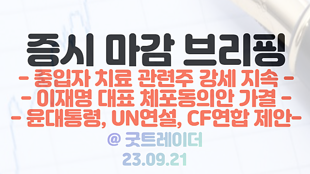 이낙연 관련주 :: 이재명 대표 체포동의안 가결 소식 영향, 시간외 강세 / 중입자 치료 관련주 장중 강세 지속