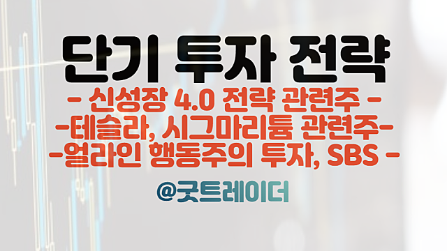 테슬라 시그마 리튬 관련주 / 신성장 4.0 정책 로드맵 발표 / 얼라인파터너스 행동주의투자 SBS 관심 / 주식뉴스 경제뉴스 체크