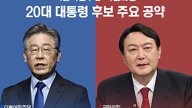 윤석열 vs 이재명 주요 공약 비교 및 관련주 정리
