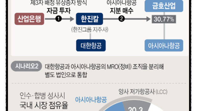 대한항공의 아시아나 항공 인수 시 주가향방은? (Feat. 아시아  인수 관련 수혜주)