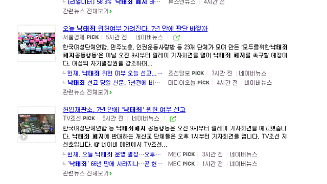 * 휴마시스/현대약품/명문제약 - 낙태죄 폐지 관련주